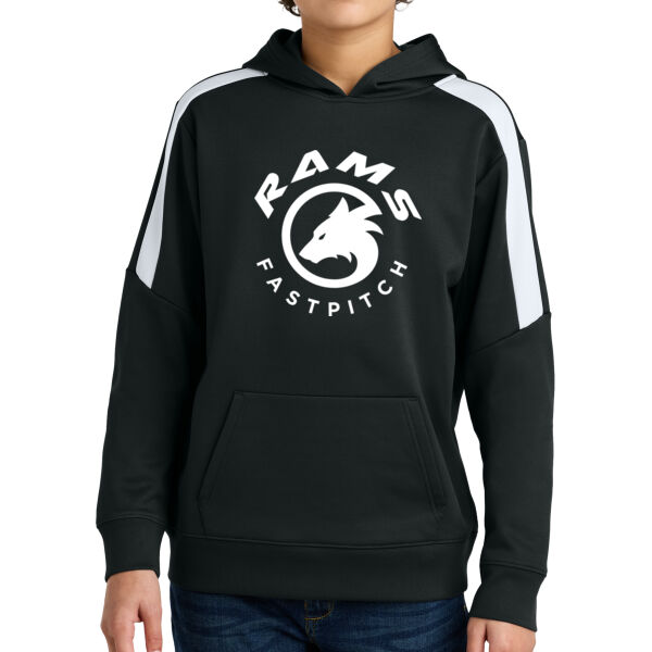 Sport-Tek® Youth Sport-Wick® Fleece United Pullover Hoodie - Printed Logo **Add Name for $5! ** Thumbnail