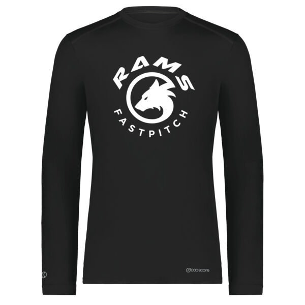 Holloway - Youth Essential Coolcore Long Sleeve Tee - Printed Logo **Add Name for $5! ** Thumbnail