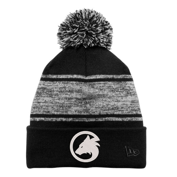 New Era ® Knit Chilled Pom Beanie - Embroidered Logo Thumbnail